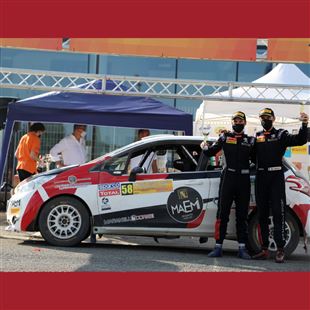  Maranello Corse, rally città di Arezzo-Valtiberina: podio con Nicelli e Mattioda