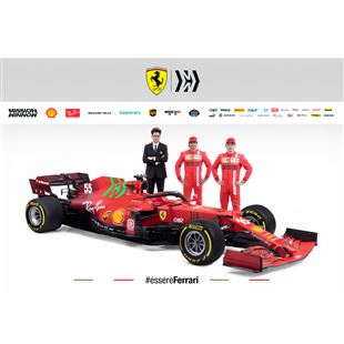 La Ferrari presenta la SF21, la nuova Rossa per Charles e Carlos