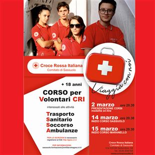 La Croce Rossa cerca volontari: a marzo via al corso di formazione