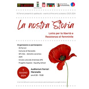 “La nostra Storia: lotta per la libertà e resistenza al femminile”: all'auditorium Ferrari