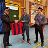 Una partita di pallavolo tra Carabinieri e studenti dell'Istituto Ferrari per promuovere la legalità